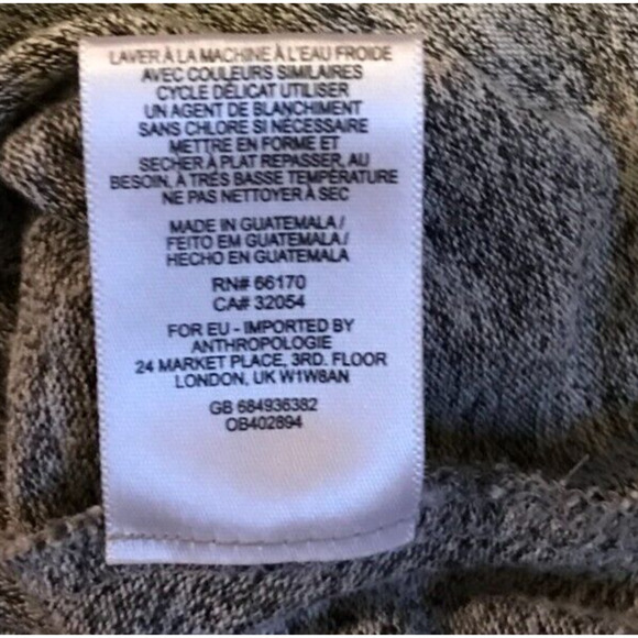 Anthropologie Postmark Heathered Long-Sleeve Swing Top - Size Small - Picture 8 of 8